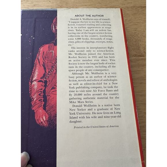 Mike Mars in Orbit, Donald A Wollheim HB/DJ/First Edition/Illustrated/ 1961 VTG - Picture 10 of 12